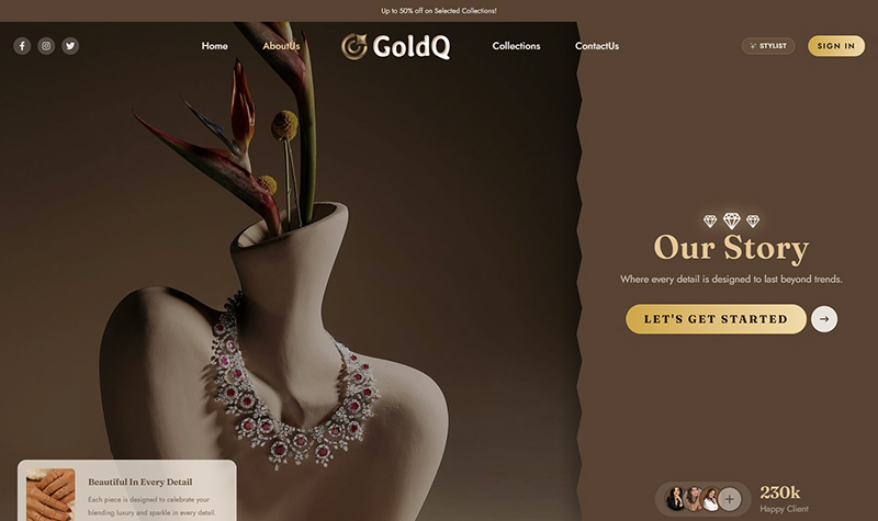 About us page