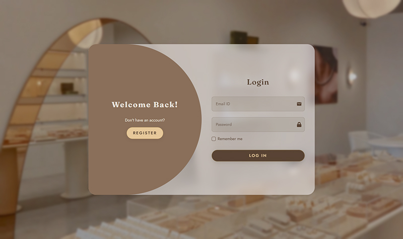 Sign in page